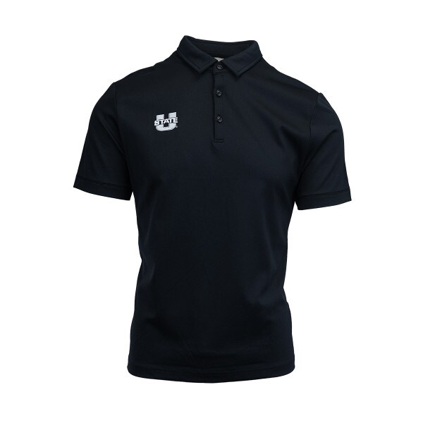 Black, U-State, Polo, Men's